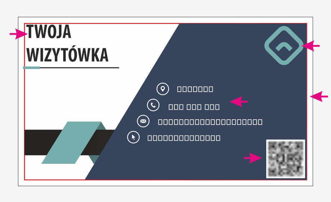 wizytówka niepoprawny projekt